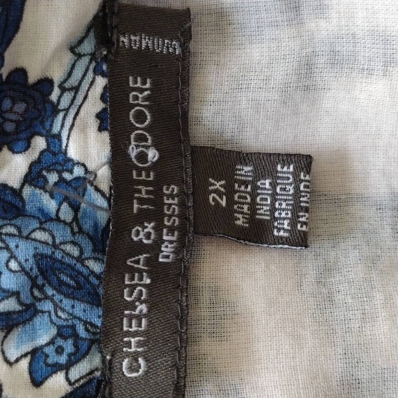 Chelsea & Theodore 100% Cotton Dress. Size 2X - Picture 5 of 11
